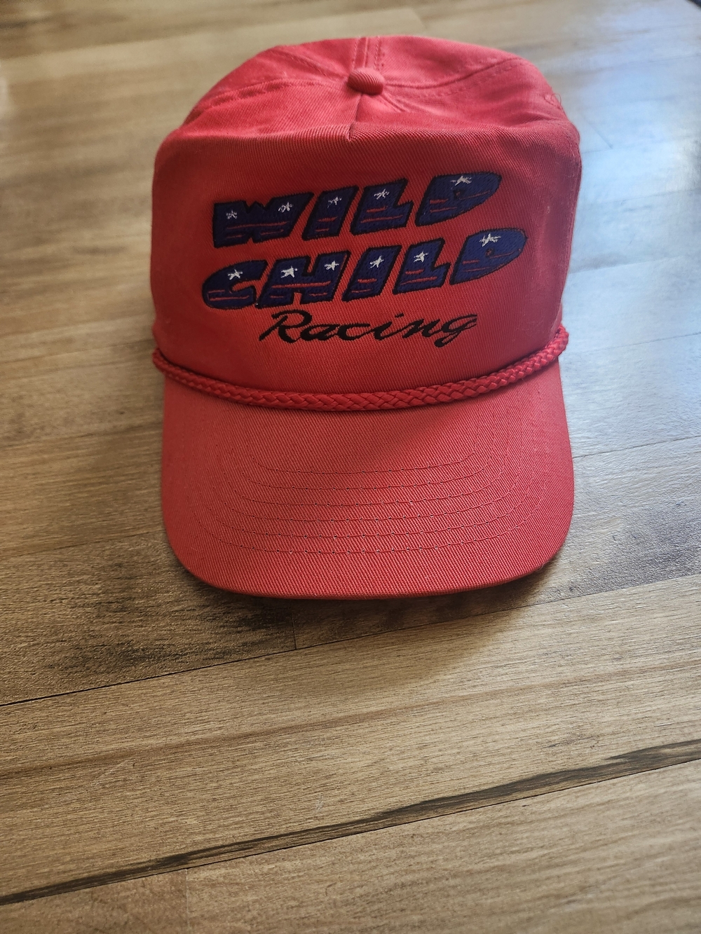 Red Vintage Racing Cap